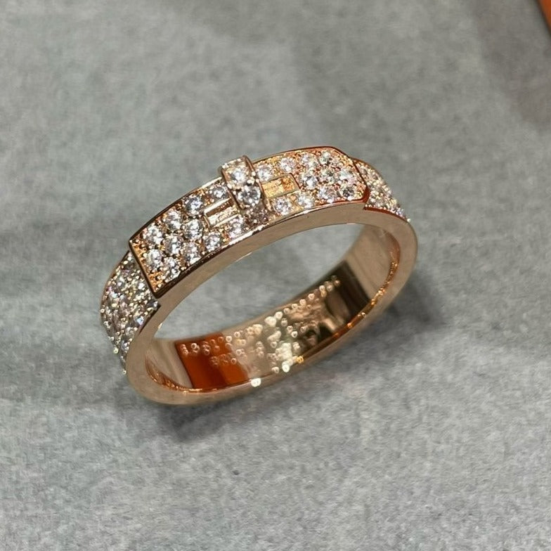 [kincade]KELLY PINK GOLD DIAMOND RING