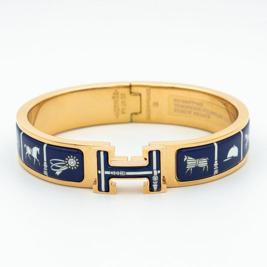 [kincade]H BRACELET BLUE CERAMIC