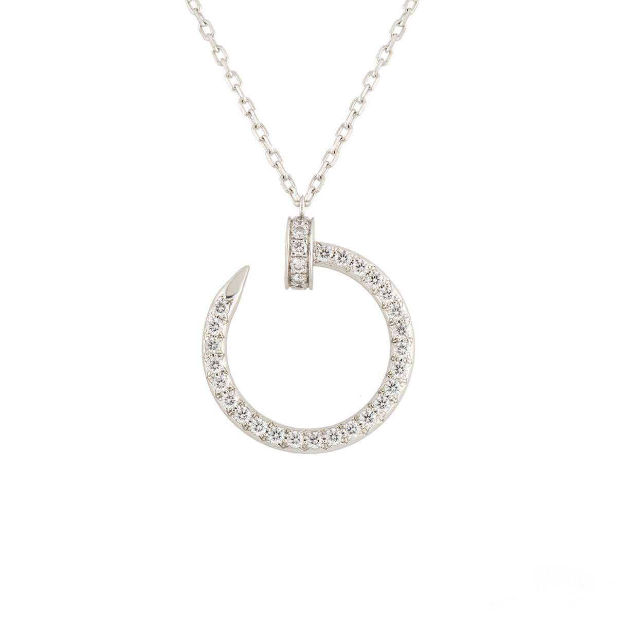 [kincade]JUSTE NECKLACE SILVER DIAMONDS