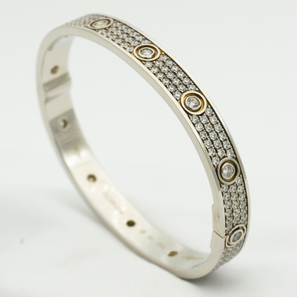 [kincade]LOVE BRACELET 6.1MM DIAMOND-PAVED 10 BIG DIAMONDS