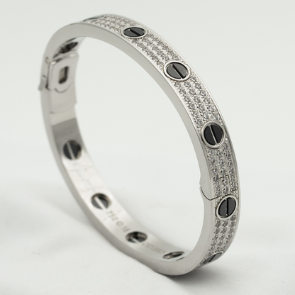 [kincade]LOVE BRACELET 6.1MM DIAMOND-PAVED CERAMIC