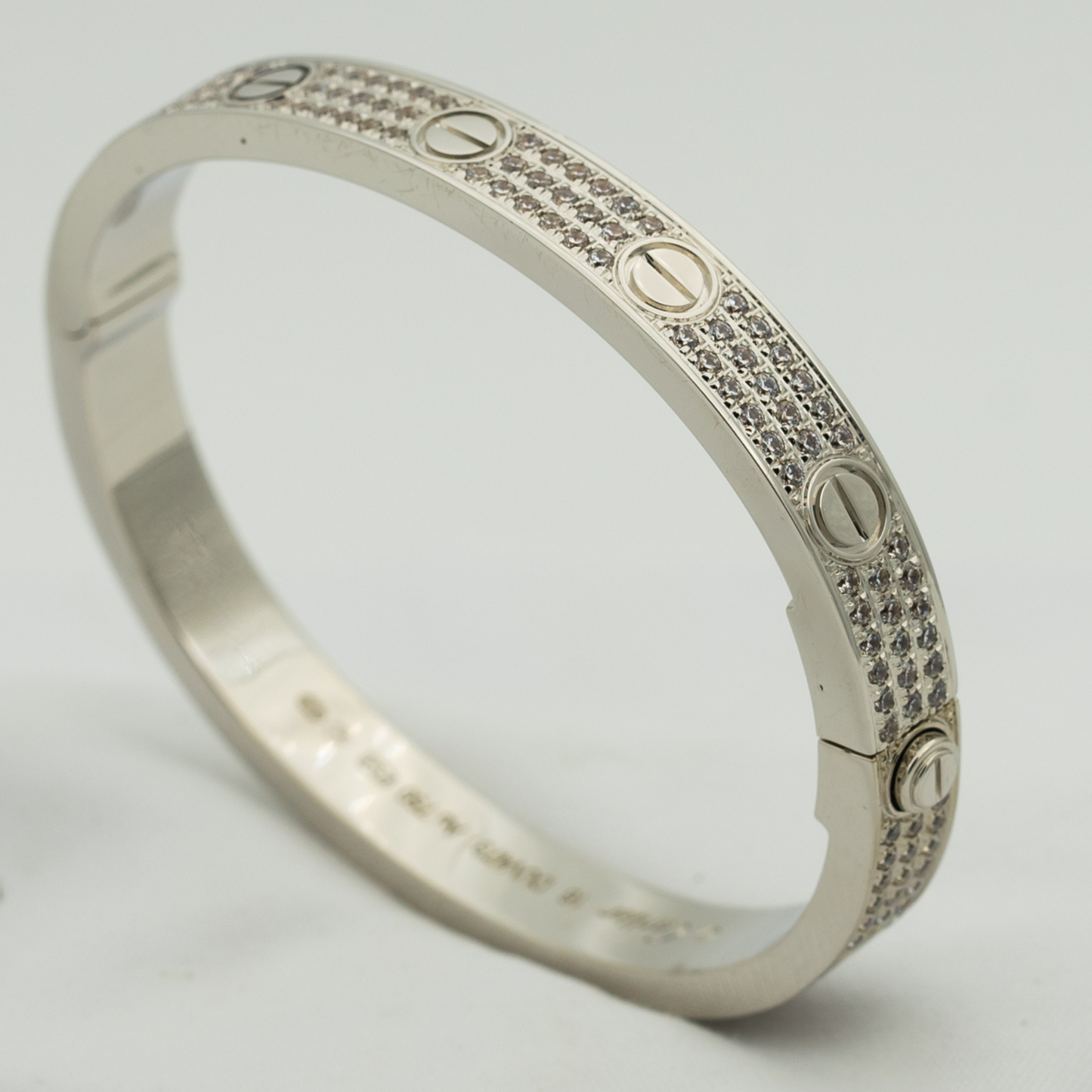 [kincade]LOVE BRACELET 6.1MM DIAMOND-PAVED