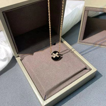 [kincade]JEUX DE ROSE GOLD DIAMOND NECKLACE