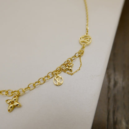 [kincade]BLOOMING SUPPLE NECKLACE BRASS