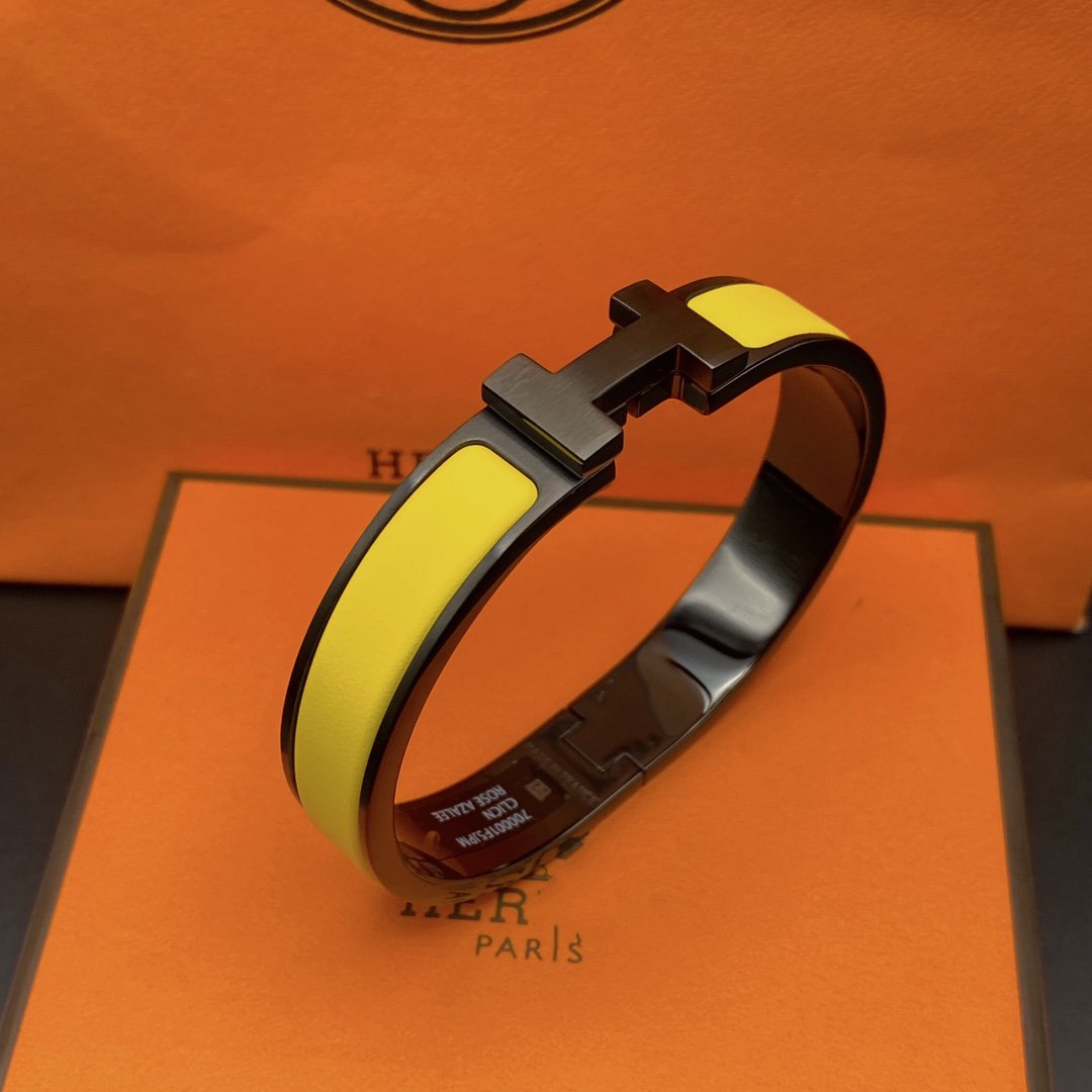 [kincade]CLIC HM SO BLACK YELLOW BRACELET