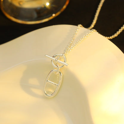 [kincade]HM CHAINE D'ANCRE PENDANT NECKLACE STERLING SILVER