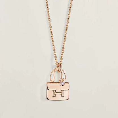 [kincade]AMULETTE PEDANT ROSE GOLD NECKLACE