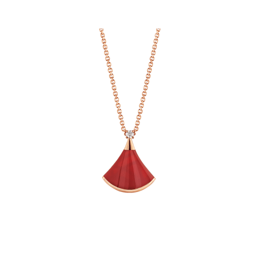 [kincade]DREAM NECKLACE CARNELIAN 1 DIAMOND