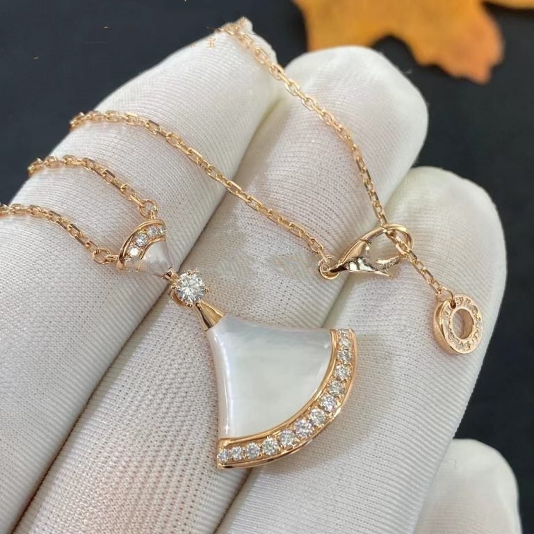 [kincade]DREAM NECKLACE MOP PINK GOLD DIAMOND