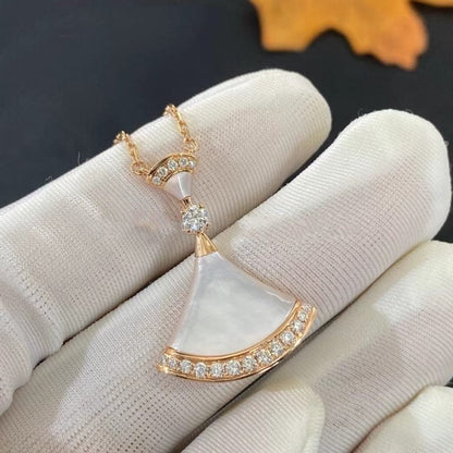 [kincade]DREAM NECKLACE MOP PINK GOLD DIAMOND