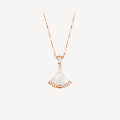 [kincade]DREAM NECKLACE MOP PINK GOLD DIAMOND