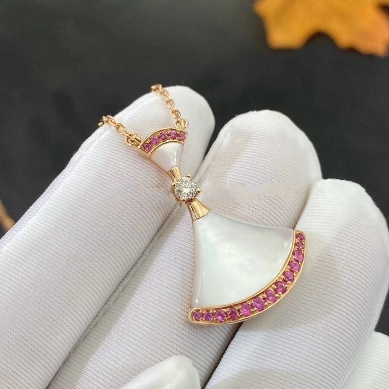 [kincade]DREAM NECKLACE MOP PINK DIAMOND