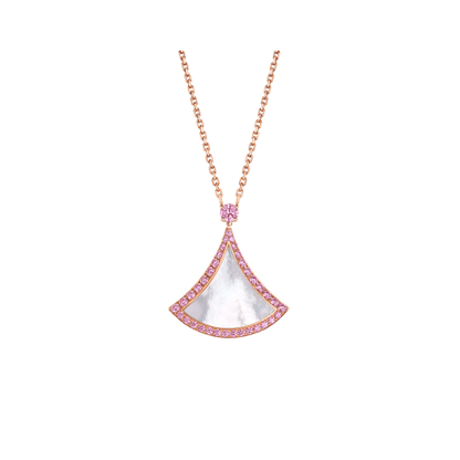 [kincade]DREAM NECKLACE MOP DIAMOND PINK