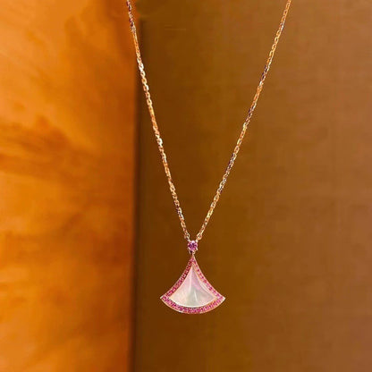 [kincade]DREAM NECKLACE MOP DIAMOND PINK