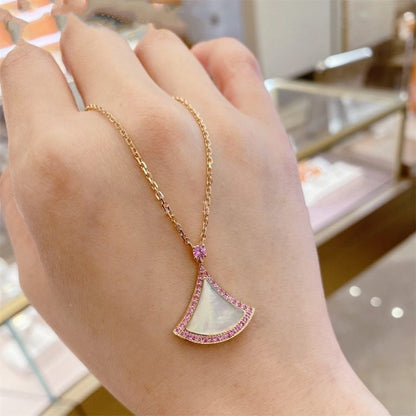 [kincade]DREAM NECKLACE MOP DIAMOND PINK