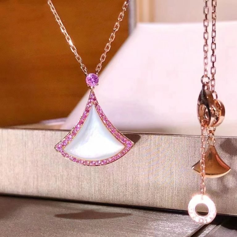 [kincade]DREAM NECKLACE MOP DIAMOND PINK