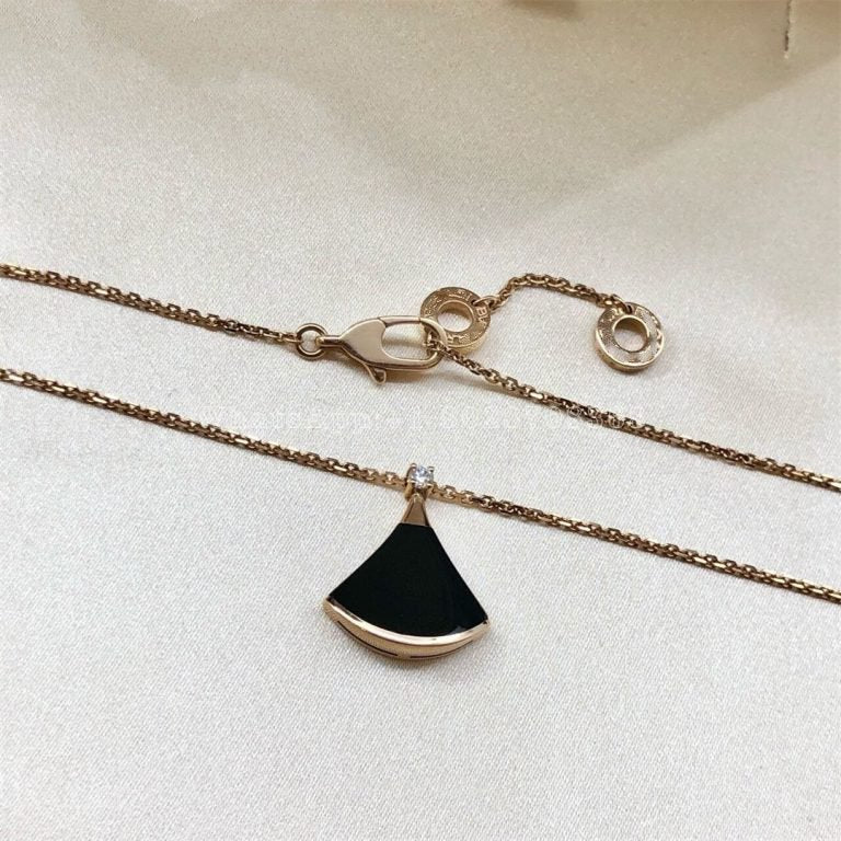 [kincade]DREAM NECKLACE ONYX 1 DIAMOND