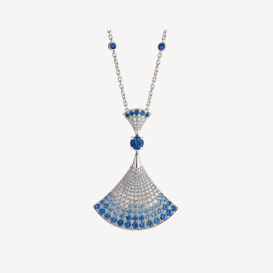 [kincade]DREAM NECKLACE AGATE SILVER DIAMOND