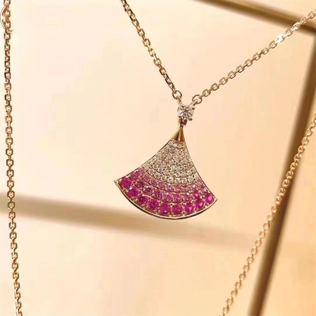 [kincade]DREAM NECKLACE PINK GOLD PINK DIAMOND