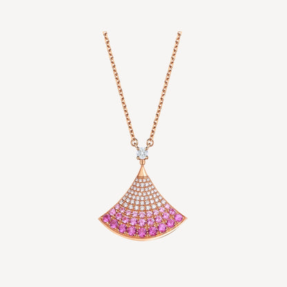 [kincade]DREAM NECKLACE PINK GOLD PINK DIAMOND