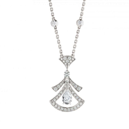 [kincade]DREAM NECKLACE WHITE DIAMOND SILVER