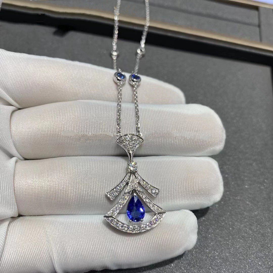 [kincade]DREAM NECKLACE AGATE DIAMOND SILVER