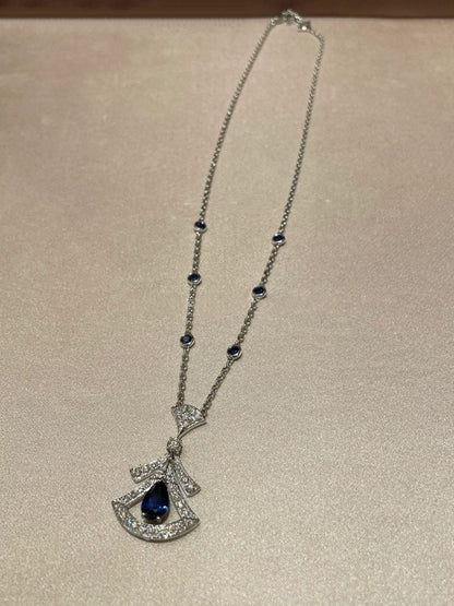 [kincade]DREAM NECKLACE AGATE DIAMOND SILVER