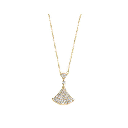 [kincade]DREAM NECKLACE GOLD FULL DIAMOND