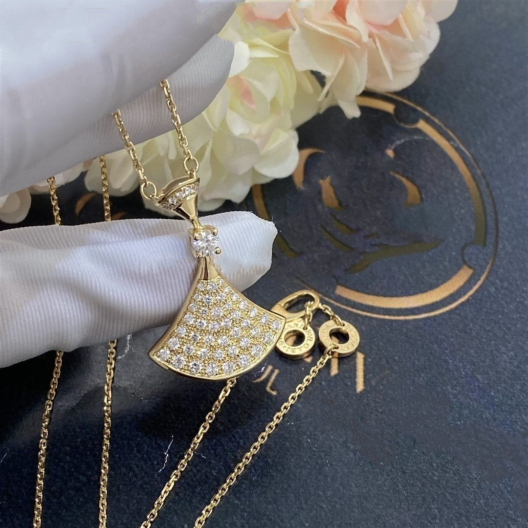 [kincade]DREAM NECKLACE GOLD FULL DIAMOND