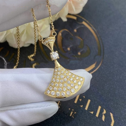 [kincade]DREAM NECKLACE GOLD FULL DIAMOND