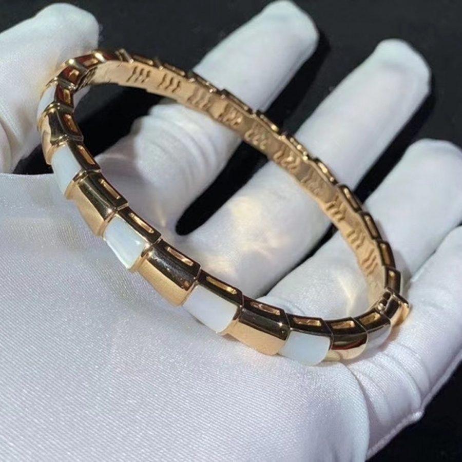 [kincade]SERPENTI BRACELET PINK GOLD MOP