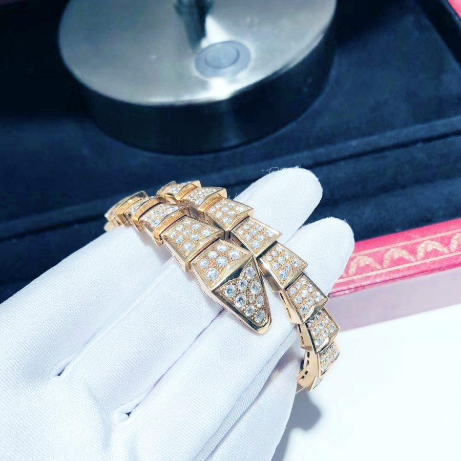 [kincade]SERPENTI BRACELET 8MM PINK GOLD DIAMOND