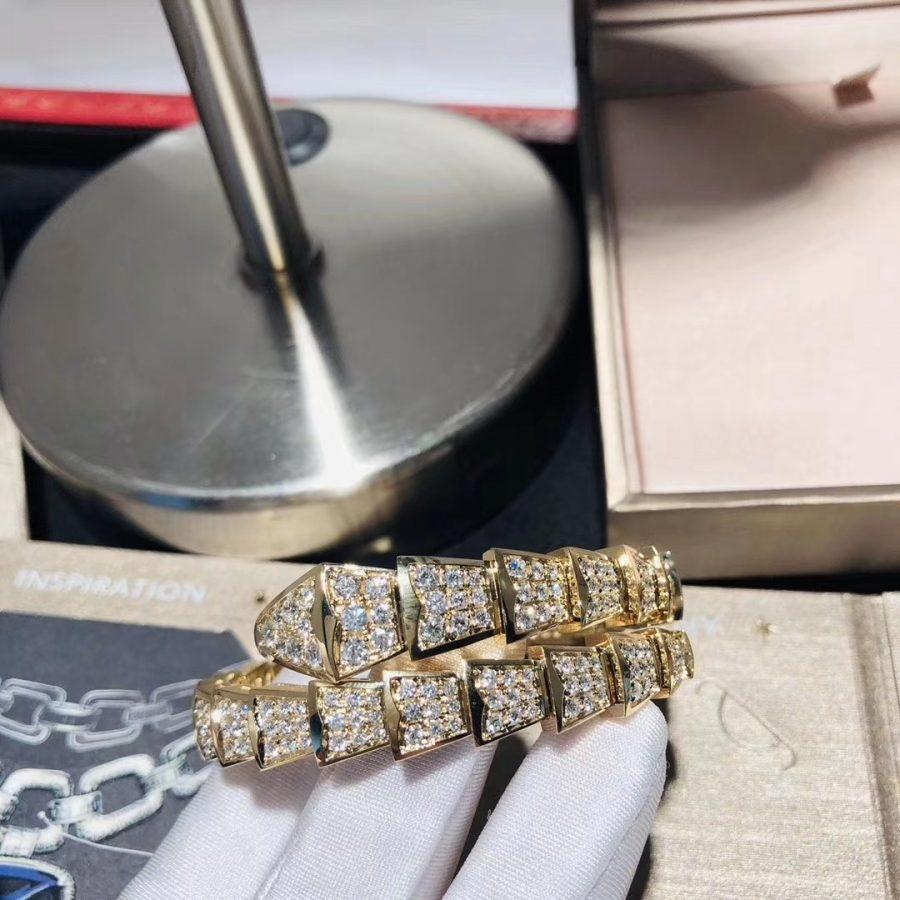 [kincade]SERPENTI BRACELET 8MM GOLD DIAMOND