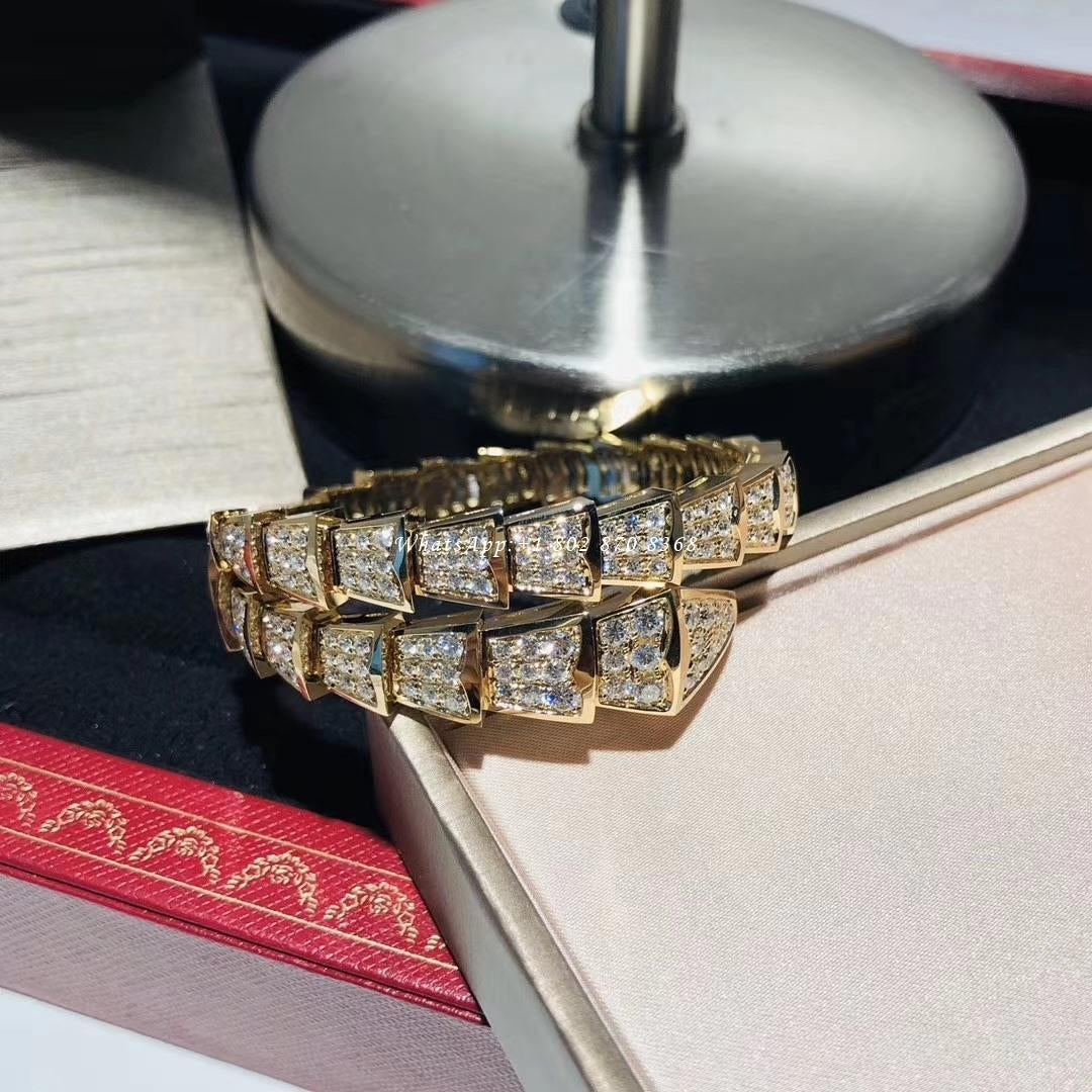 [kincade]SERPENTI BRACELET 8MM GOLD DIAMOND