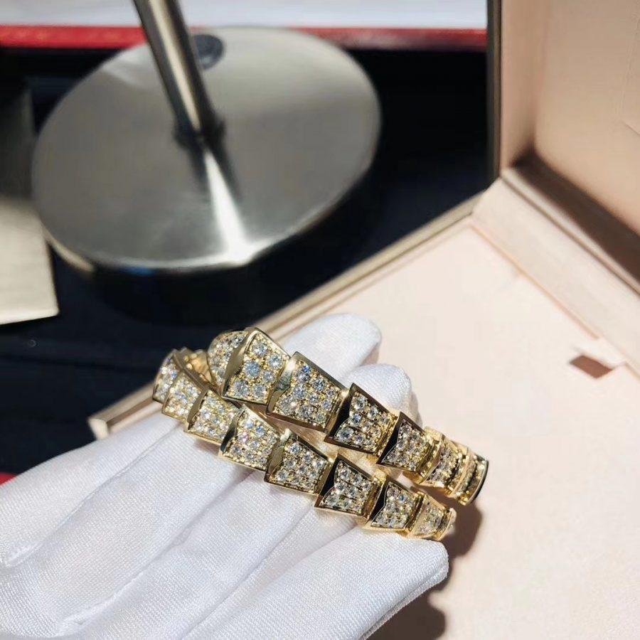 [kincade]SERPENTI BRACELET 8MM GOLD DIAMOND