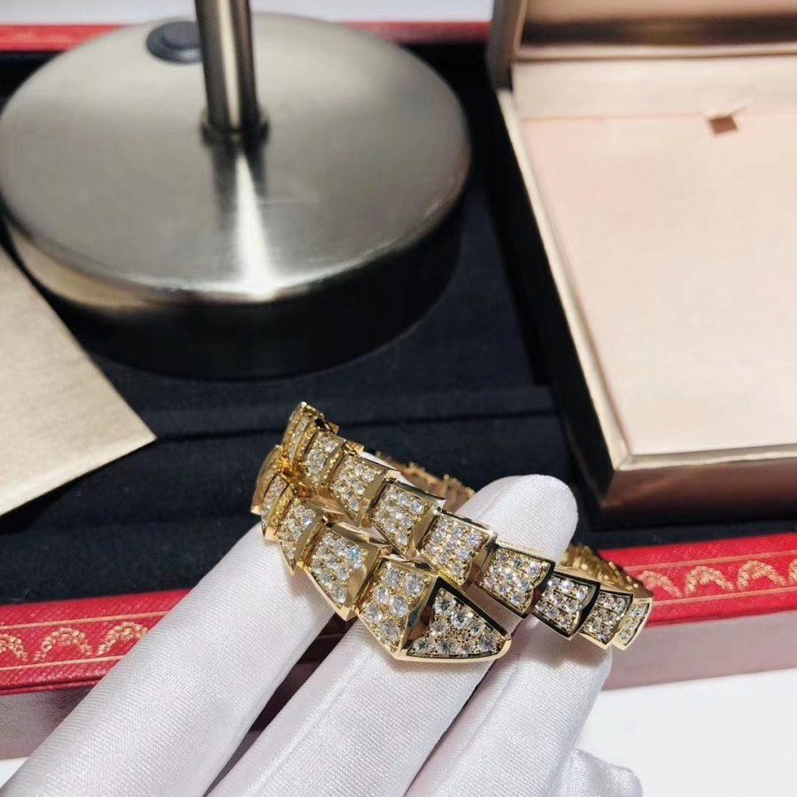 [kincade]SERPENTI BRACELET 8MM GOLD DIAMOND