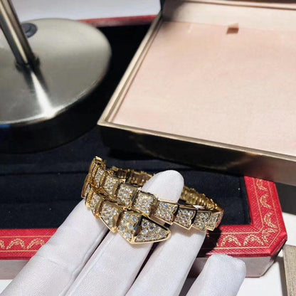 [kincade]SERPENTI BRACELET 8MM GOLD DIAMOND