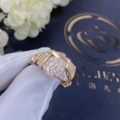 [kincade]SERPENTI RING PINK GOLD DIAMOND