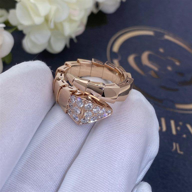 [kincade]SERPENTI RING PINK GOLD DIAMOND