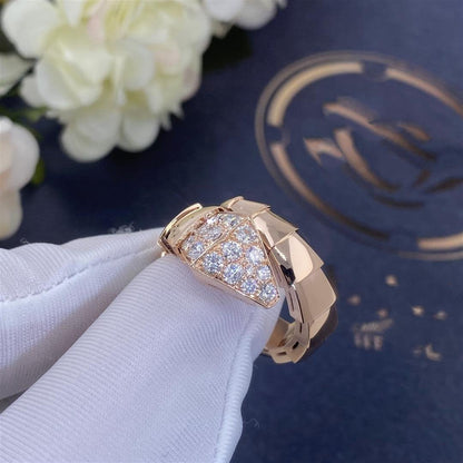 [kincade]SERPENTI RING PINK GOLD DIAMOND