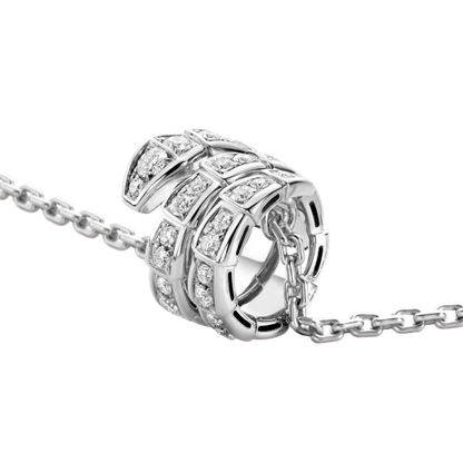 [kincade]SERPENTI  NECKLACE DOUBLE RING DIAMOND