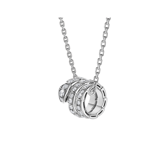 [kincade]SERPENTI  NECKLACE DOUBLE RING DIAMOND