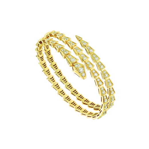 [kincade]SERPENTI BRACELET GOLD DIAMOND DOUBLE ROW