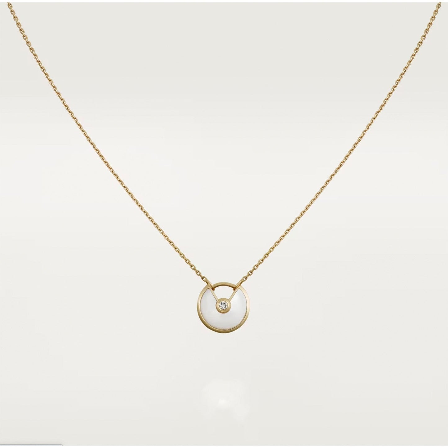 [kincade]AMULETTE ROSE GOLD MOP NECKLACE