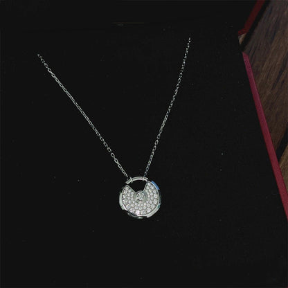 [kincade]AMULETTE SILVER FULL DIAMOND NECKLACE