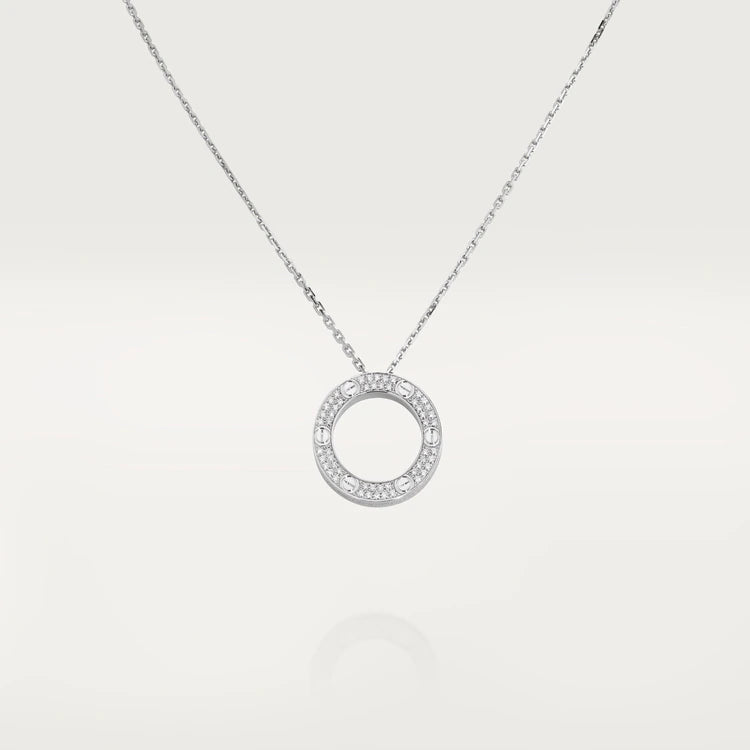 [kincade]LOVE NECKLACE ADJUSTABLE SILVER