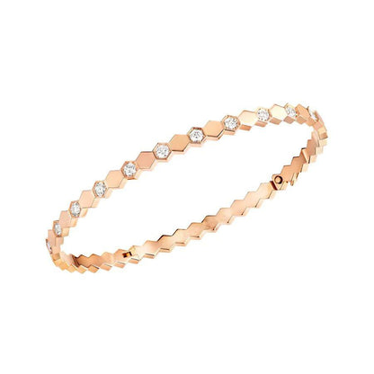 [kincade]BEE LOVE PINK GOLD DIAMOND BRACELET