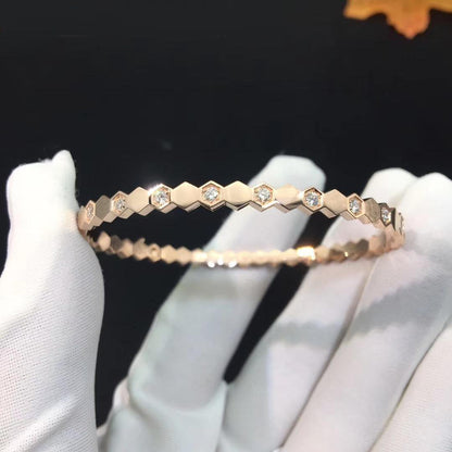 [kincade]BEE LOVE PINK GOLD DIAMOND BRACELET