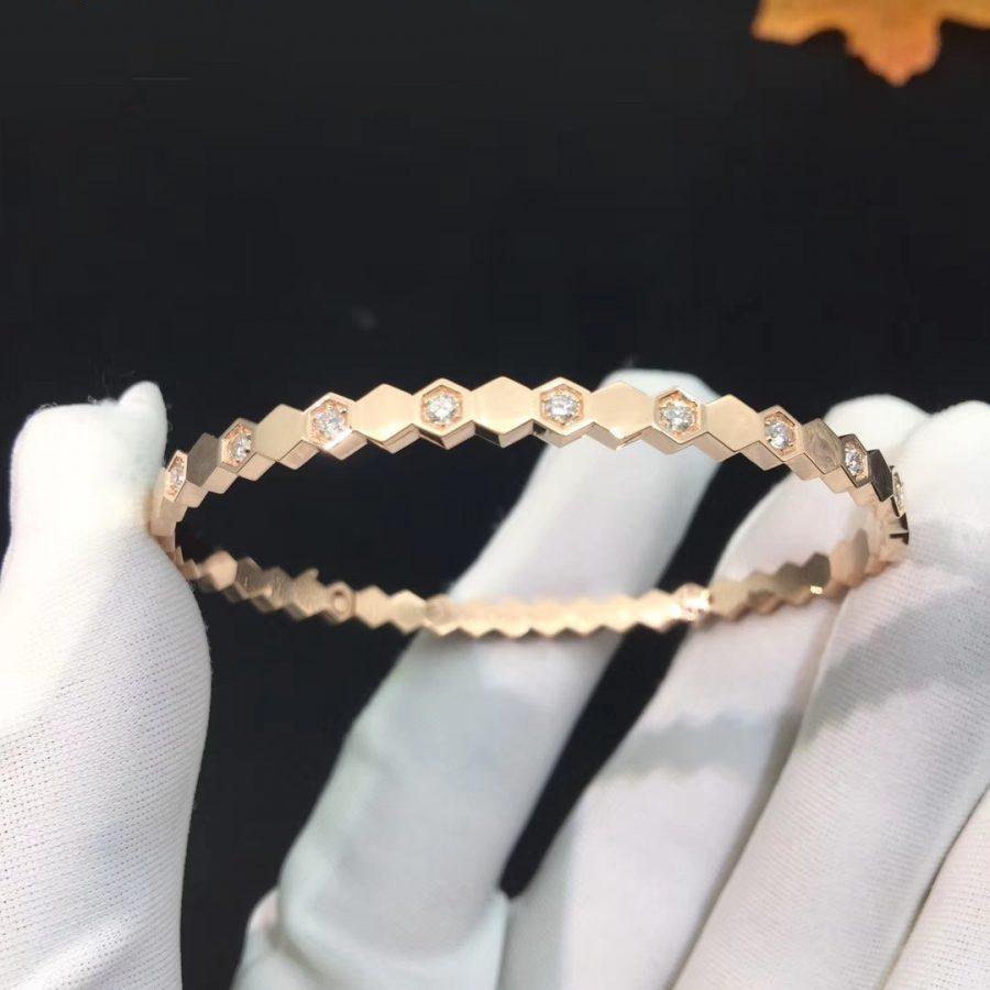 [kincade]BEE LOVE PINK GOLD DIAMOND BRACELET