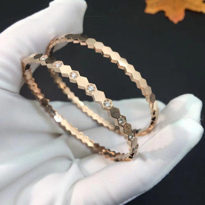 [kincade]BEE LOVE PINK GOLD DIAMOND BRACELET